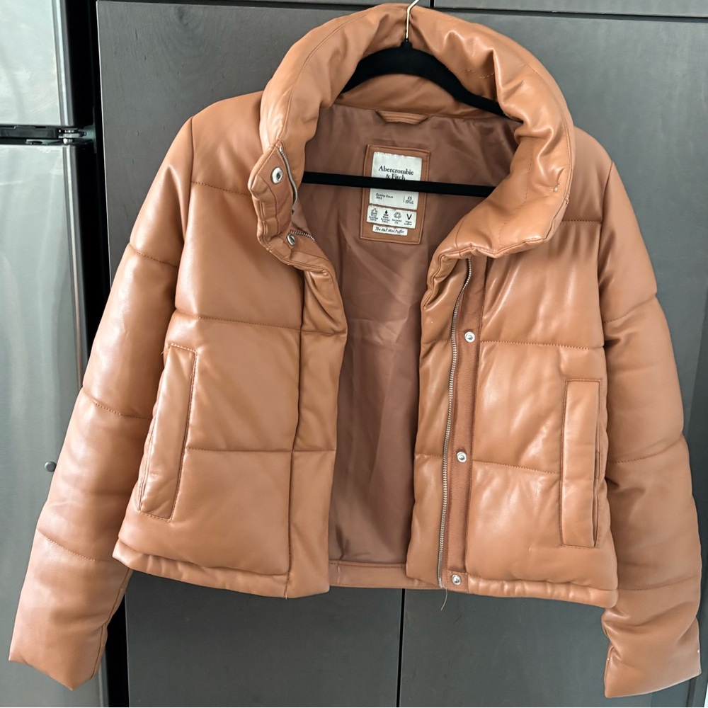 Abercrombie and Fitch Pleather Jacket